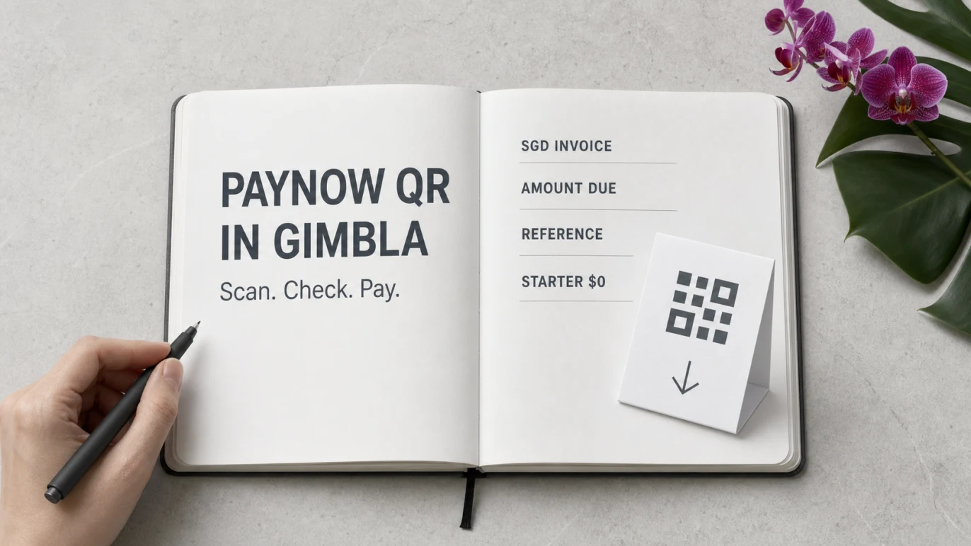 PayNow QR Codes Are Now Available in Gimbla