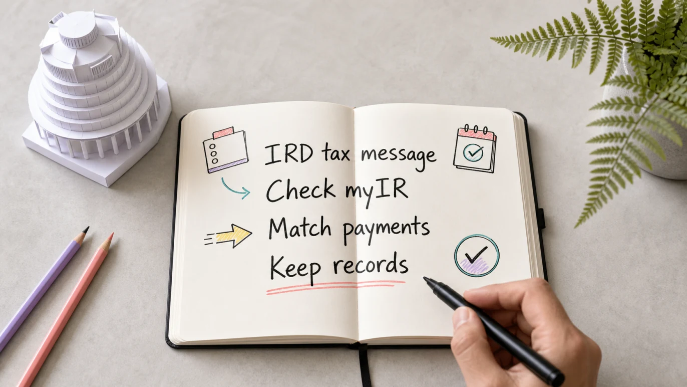 IRD Overdue Tax Messages: Records NZ Businesses Should Check